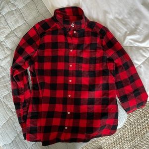 Croft and barrow flannel red and black